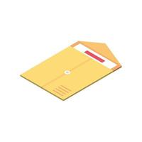 tax day, open envelope form of the document icon style vector