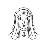 woman fortune teller vector