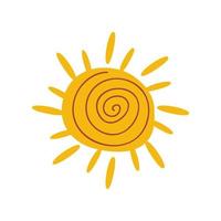 sun climate cartoon vector