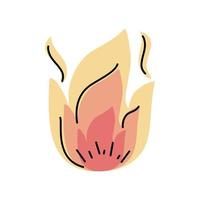 burning fire flame vector