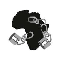 african map chains vector