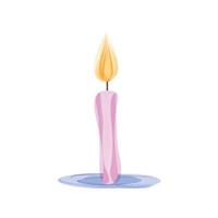 candle flame light vector