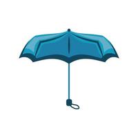 protección paraguas azul vector