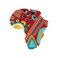 african map abstract