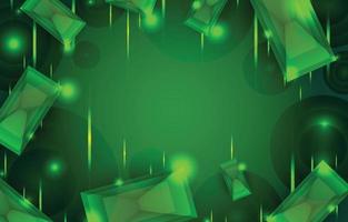 Abstract Green Background Template vector