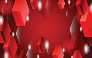 Abstract Red Background Template vector