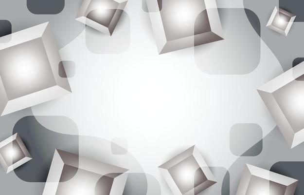 Abstract White and Grey Background Template