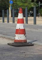 traffic cone sign photo