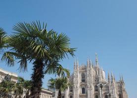 Duomo meaning Cathedral in Milan photo