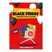 Black Friday Sale Poster vector