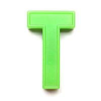 Magnetic uppercase letter T photo