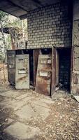 Pripyat, Ukraine, 2021 - Water machines in Chernobyl photo