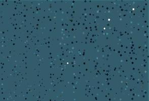 Light BLUE vector pattern in polygonal style with circles.