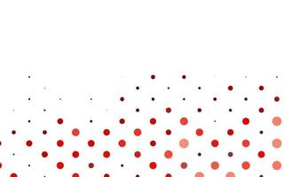 Light Red vector backdrop with dots.