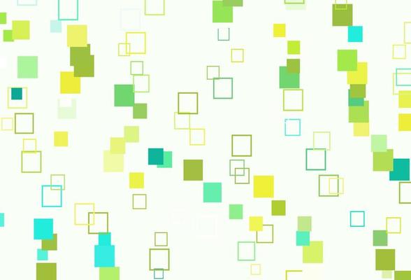 Light Blue, Yellow vector background with rectangles.