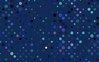 Light Multicolor, Rainbow vector backdrop with dots.