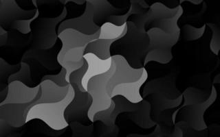 Dark Silver, Gray vector background with abstract lines.