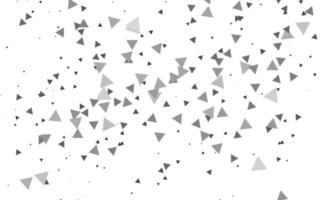 Light Silver, Gray vector background with triangles.