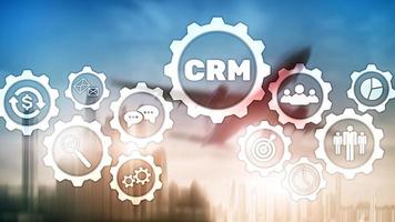 Business Customer CRM Management Analysis Service Concept. Relationship Management photo