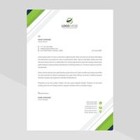 Modern company letterhead Free Vector