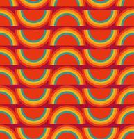 Retro seamless pattern. Abstract geometric background. Vector Illustration.