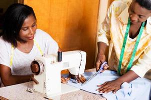 seamstress and her intern at the studio. photo