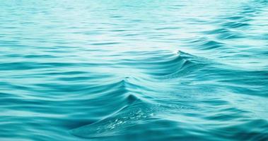 Rhythmic waves of blue waves of the sea. video