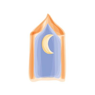 window moon drawing