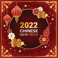 fondo de año nuevo chino vector