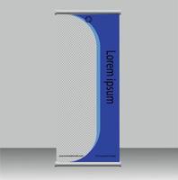 Vector roll up banner