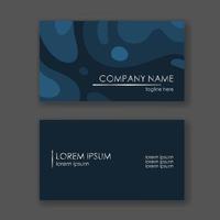 Layout of business cards. vector