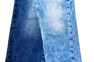 Fondo de moda de jeans, dos colores. de cerca foto