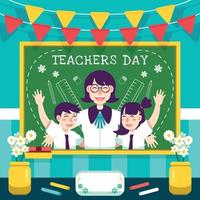 Teacher's Day Background vector