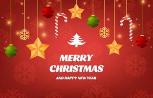 Christmas Ornament Background vector