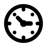 Clock time icon vector