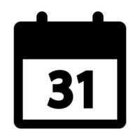 Calendar day icon vector