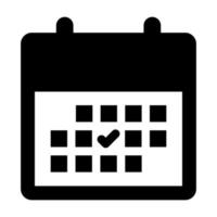 Appointment date icon vector