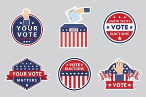 US General Election Day Stickers
