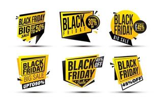 Black Friday Sale Social Media Post vector