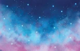 Blue Galaxy Background vector