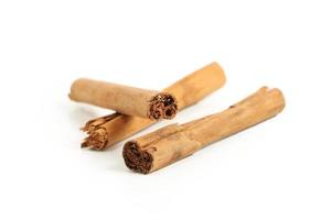 Three cinnamon sticks photo