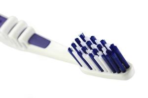 cepillo de dientes, aislado en blanco foto
