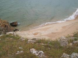 Travel to Crimea sea mountain landscape photo