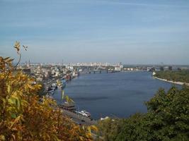 River and lakes in the countryside photo