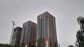 New buildings residential complexes and houses photo