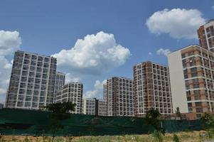 New residential buildings in the neighborhood and the infrastructure of the quarter photo