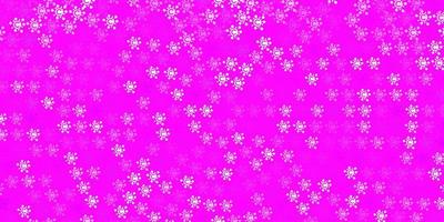 Light Pink vector background with covid-19 symbols.