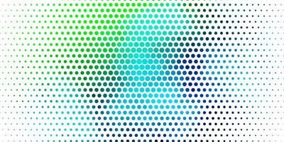 Light Blue, Green vector texture with disks.