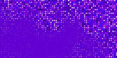 Light Purple vector background with bubbles.