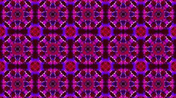 abstrakt mångfärgad symmetrisk kalejdoskop bakgrund video